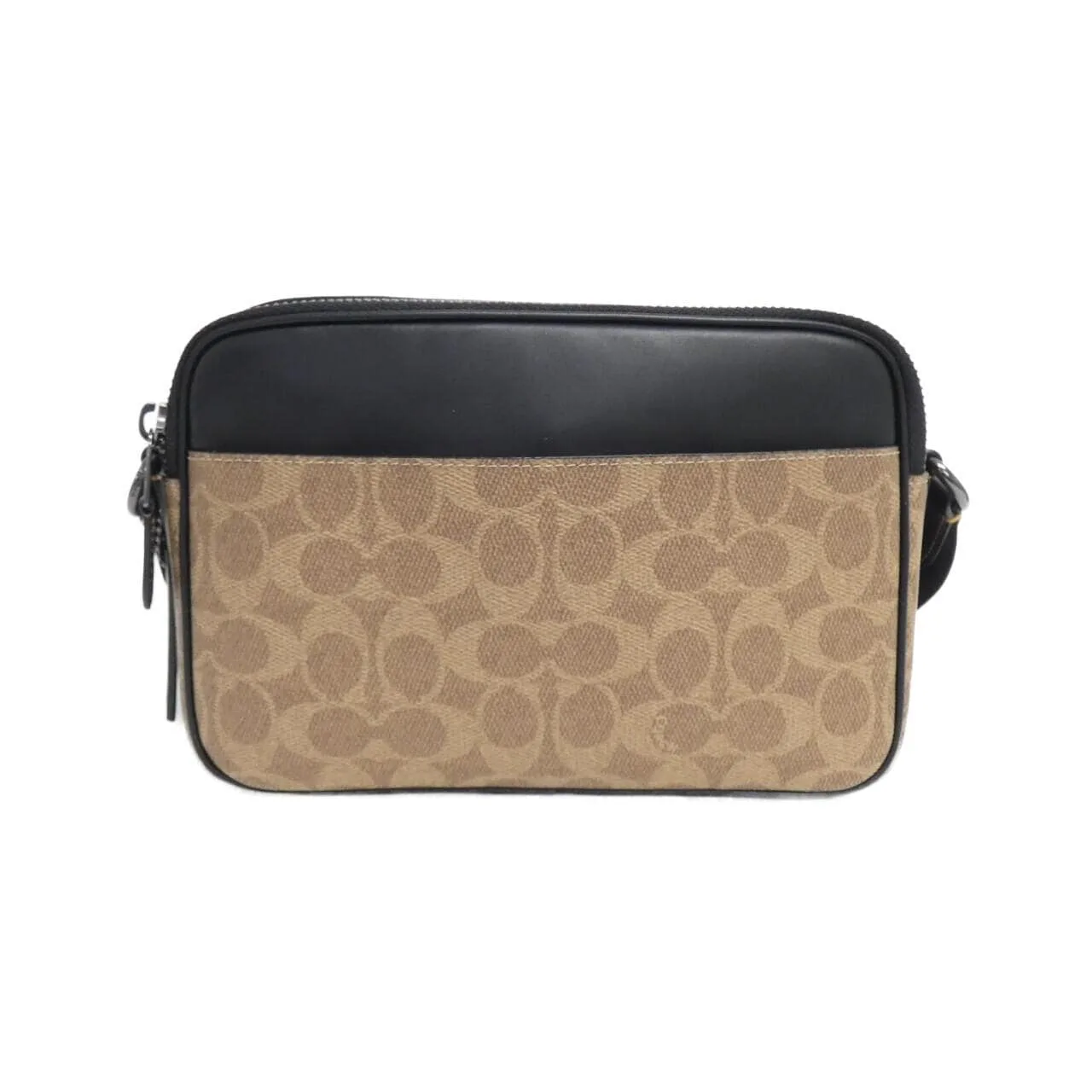 COACH CV921 肩背包 帆布 黑色 帆布 新品 - 縮圖 2