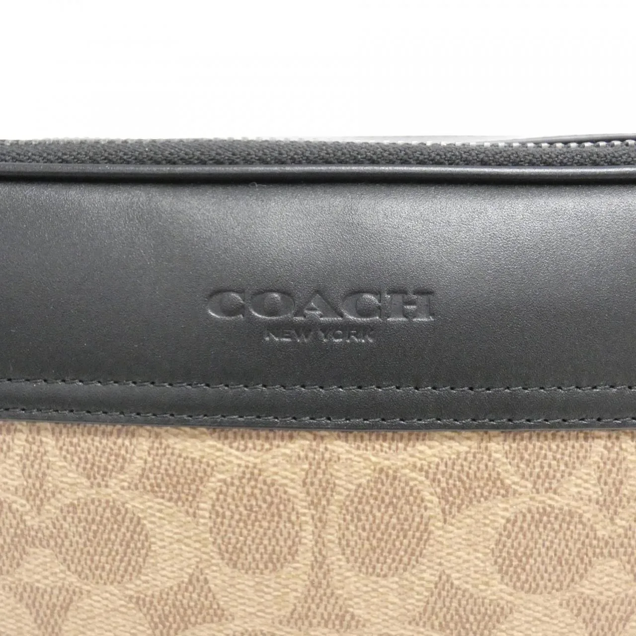 COACH CV921 肩背包 帆布 黑色 帆布 新品 - 縮圖 4