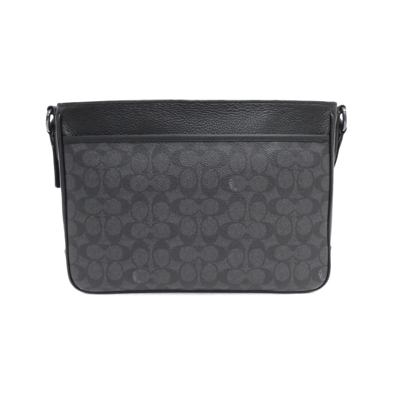 COACH CV761 Shoulder Canvas Black Canvas - Thumbnail 2