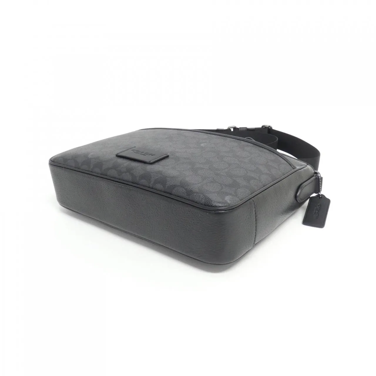 COACH CV761 Shoulder Canvas Black Canvas - Thumbnail 3