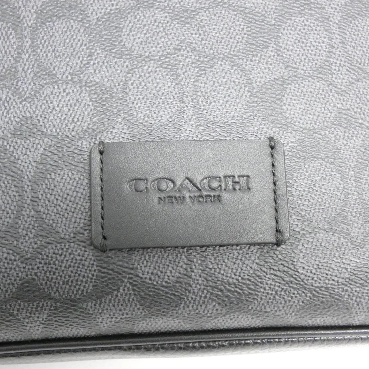 COACH CV761 Shoulder Canvas Black Canvas - Thumbnail 4