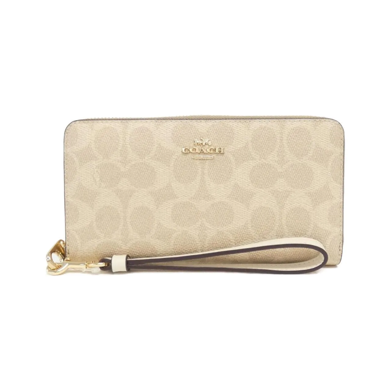 COACH CW778 銀包 帆布 Black