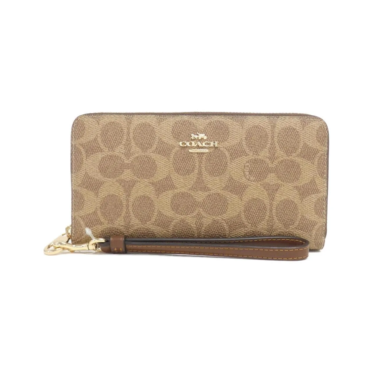 COACH CW778 銀包 帆布 Black