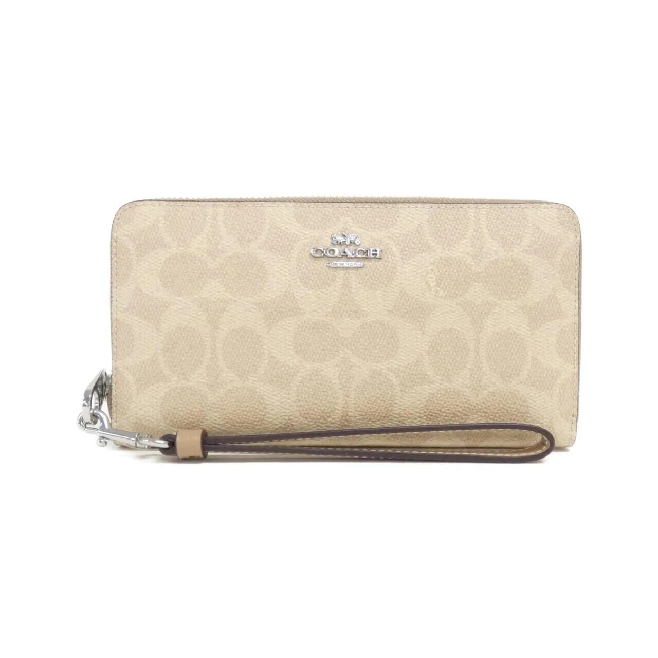 COACH CW778 銀包 帆布 Black