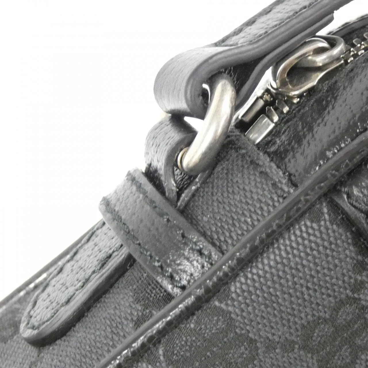 BALENCIAGA 680129 2103X Shoulder Canvas Black Canvas - Thumbnail 4