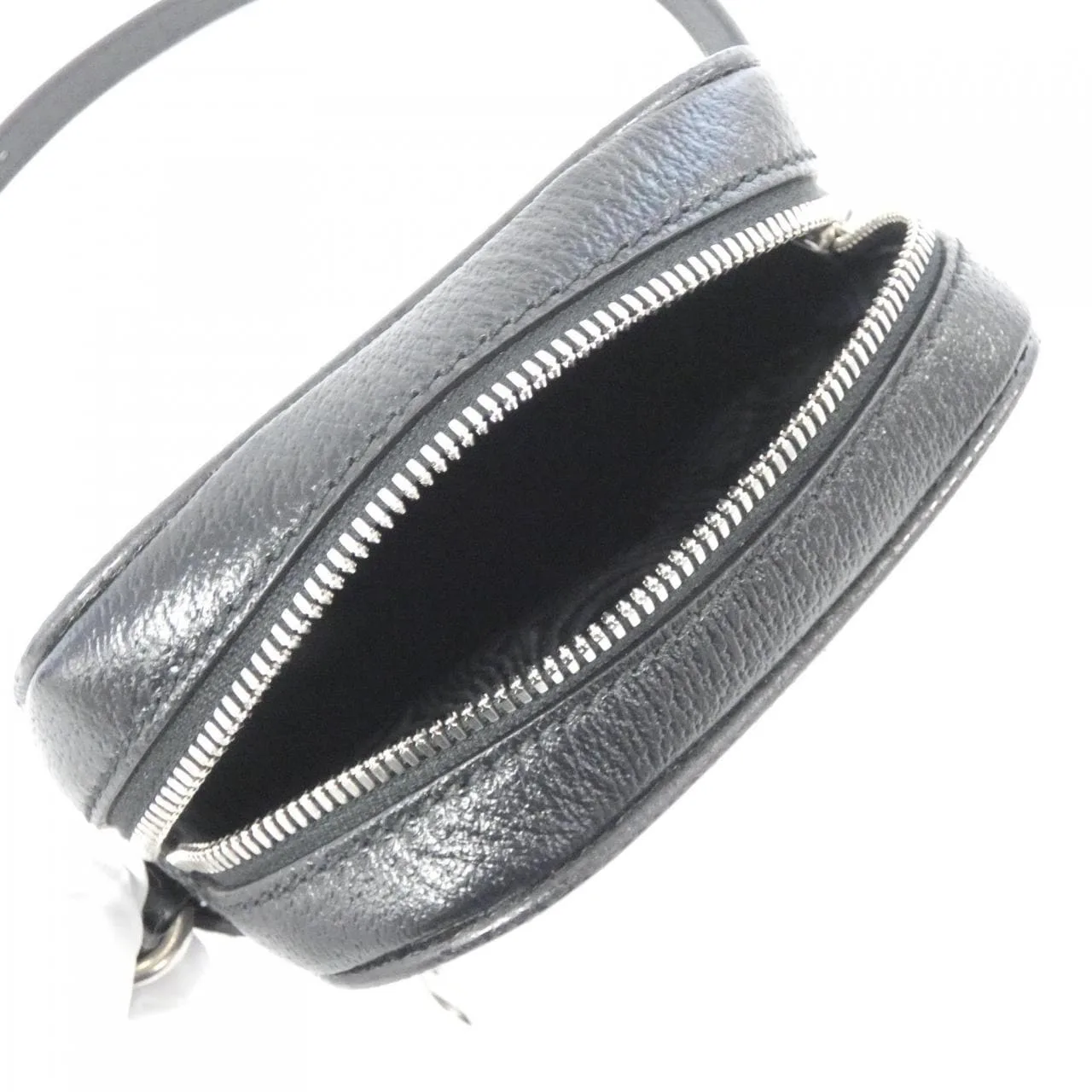 BALENCIAGA 680129 2103X Shoulder Canvas Black Canvas - Thumbnail 6