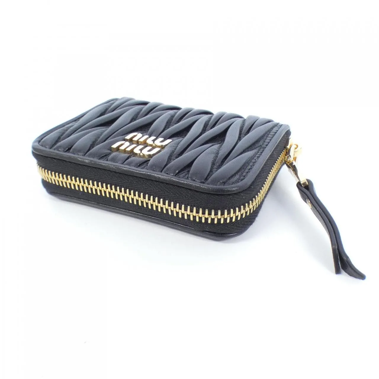 MIU MIU 5MM268 Coin Case Black New - Thumbnail 3