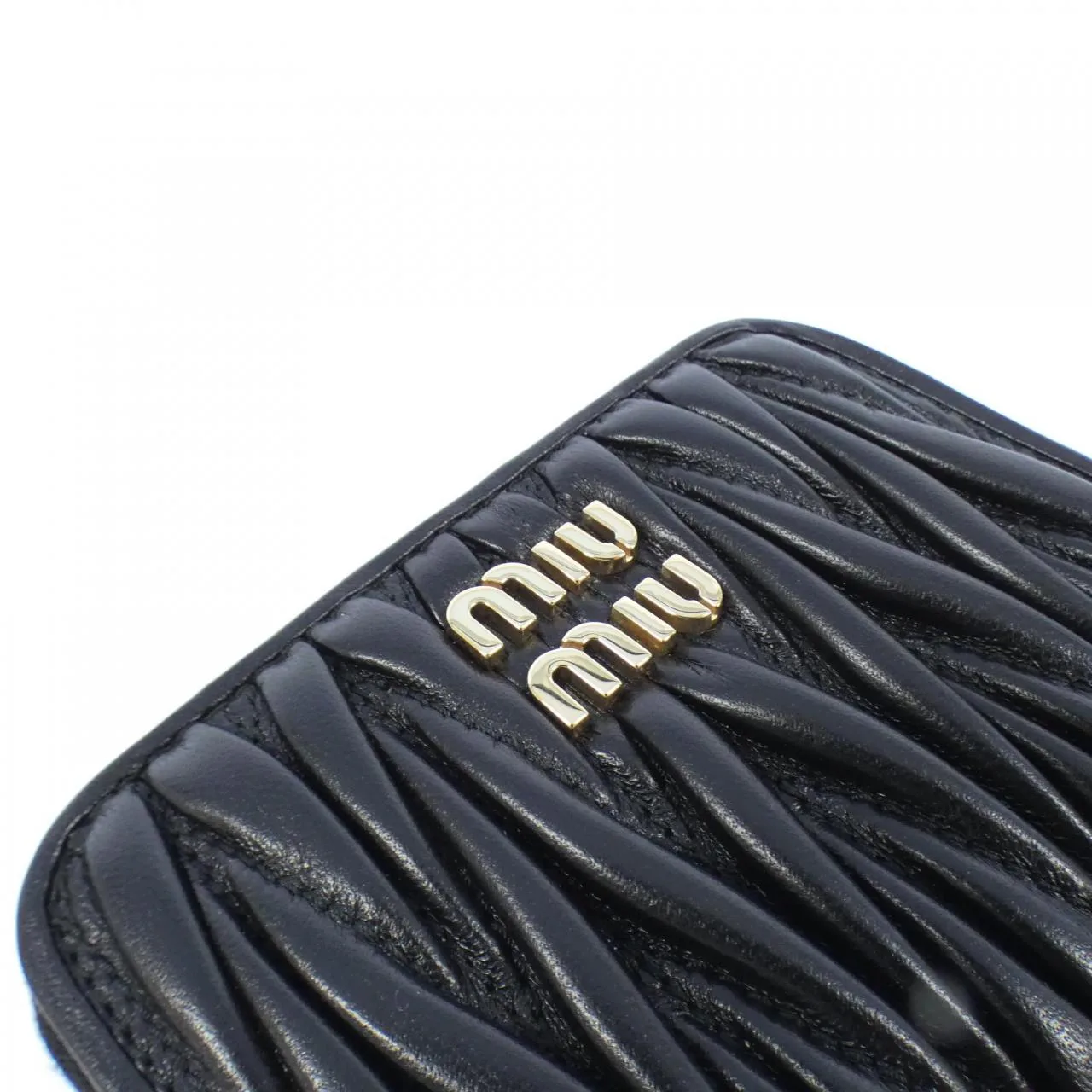 MIU MIU 5MM268 Coin Case Black New - Thumbnail 4