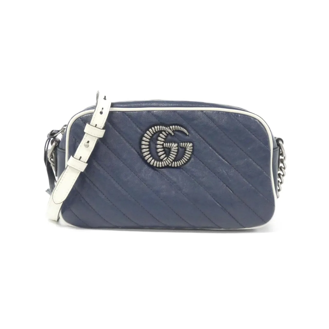 GUCCI Marmont 447632 0OLFN Shoulder Leather