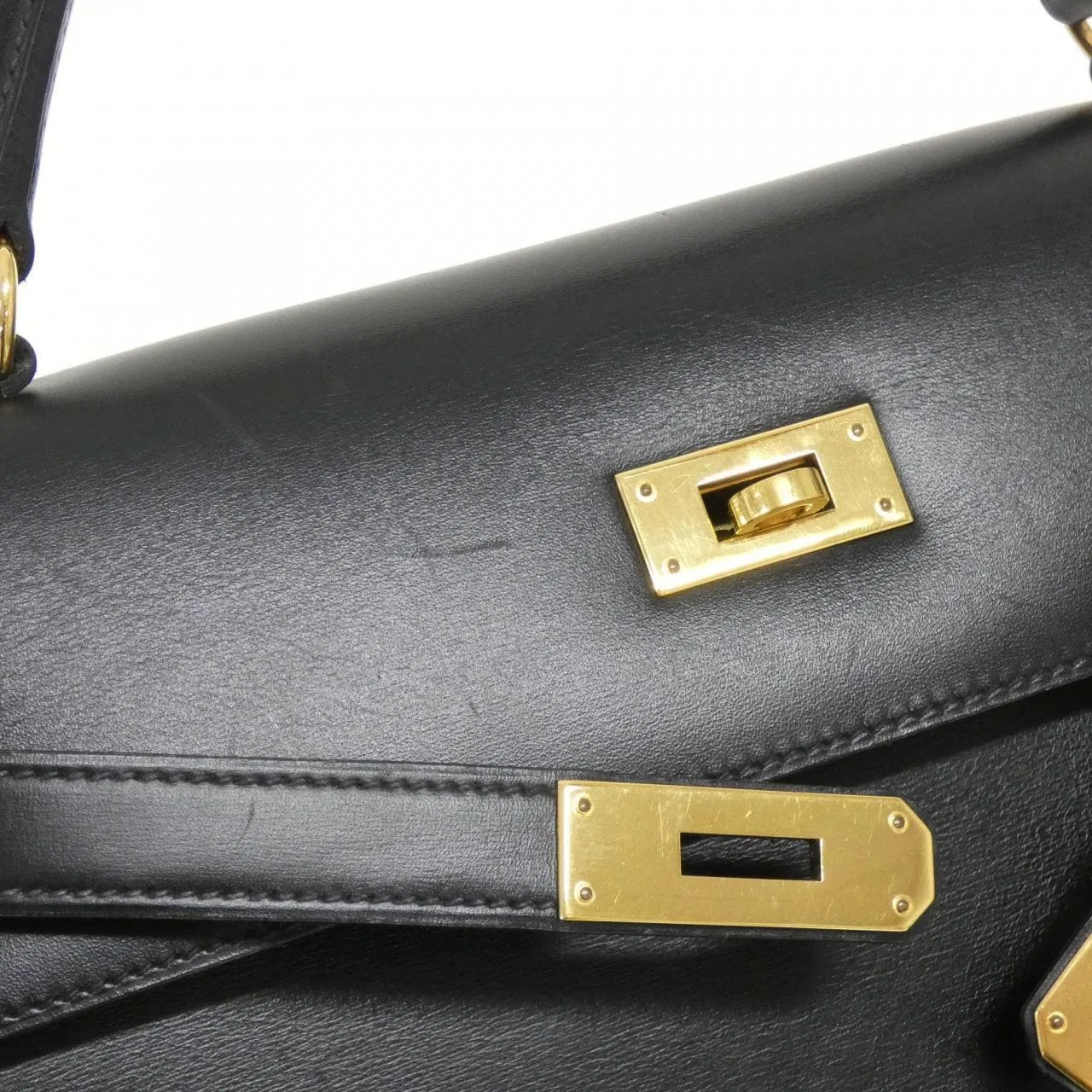 HERMES Kelly 001858CC 手提包 Box Calf 4