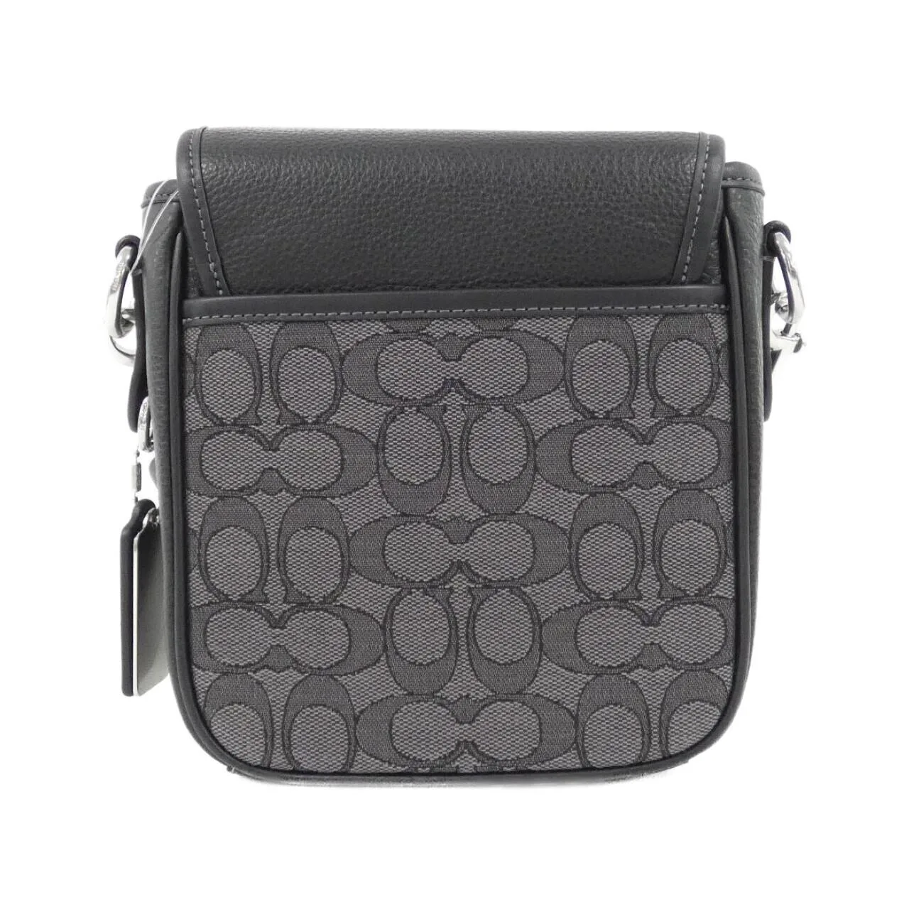 COACH CO915 Shoulder Canvas Black Canvas - Thumbnail 2