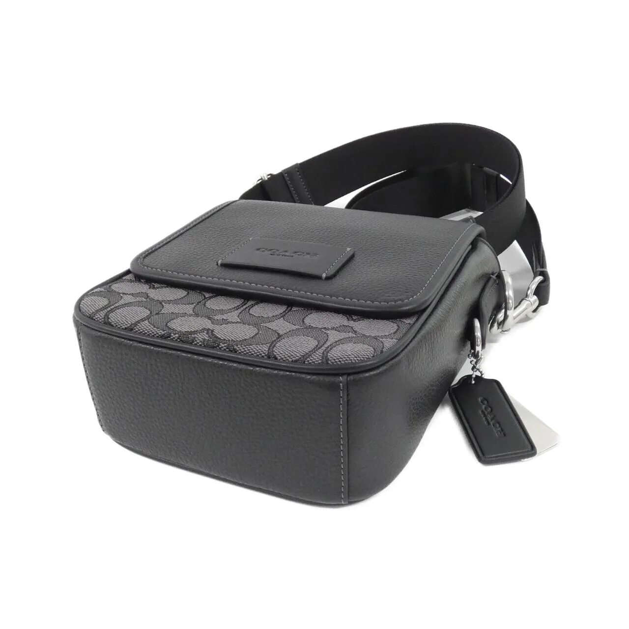 COACH CO915 Shoulder Canvas Black Canvas - Thumbnail 3