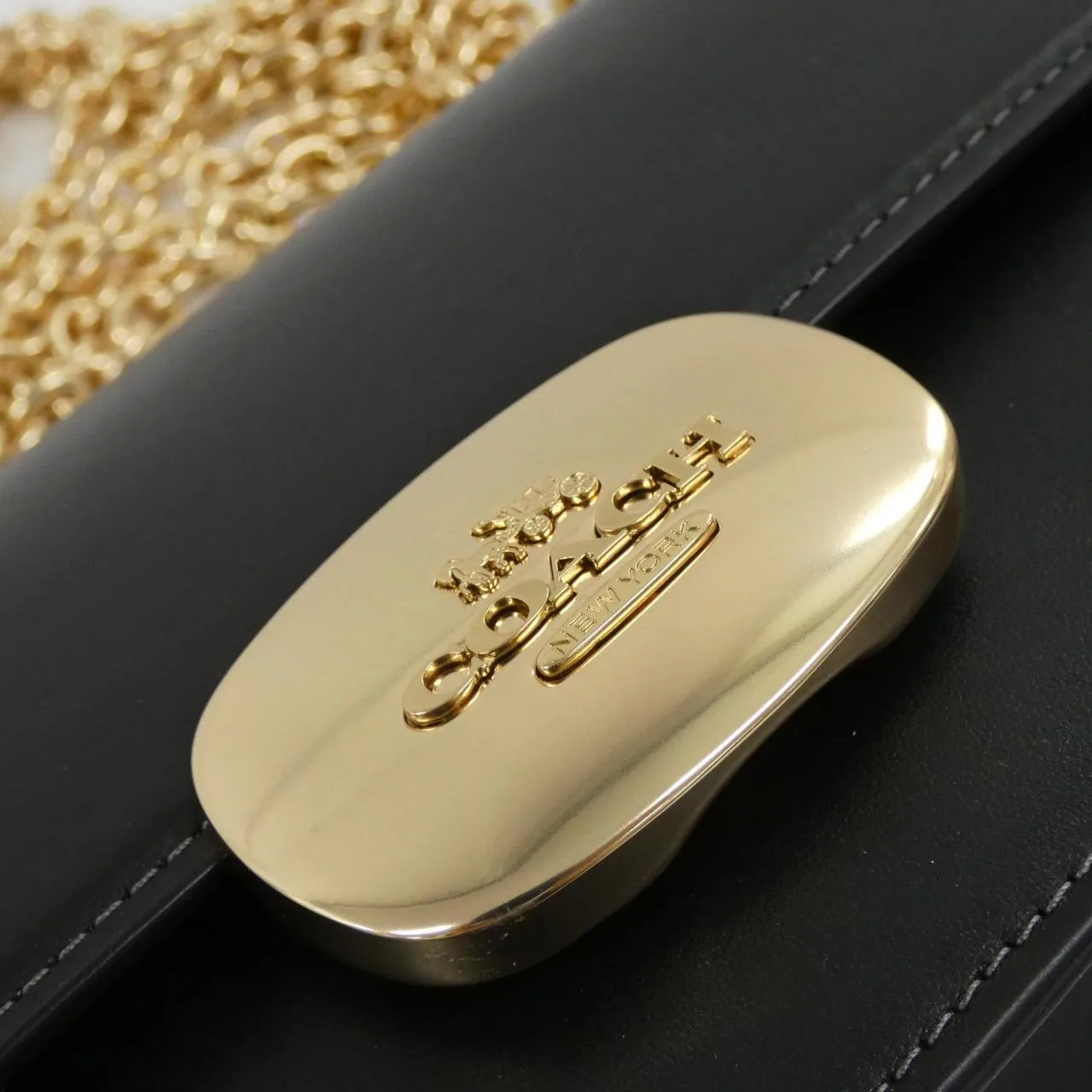 COACH CP008 Shoulder Black - Thumbnail 4