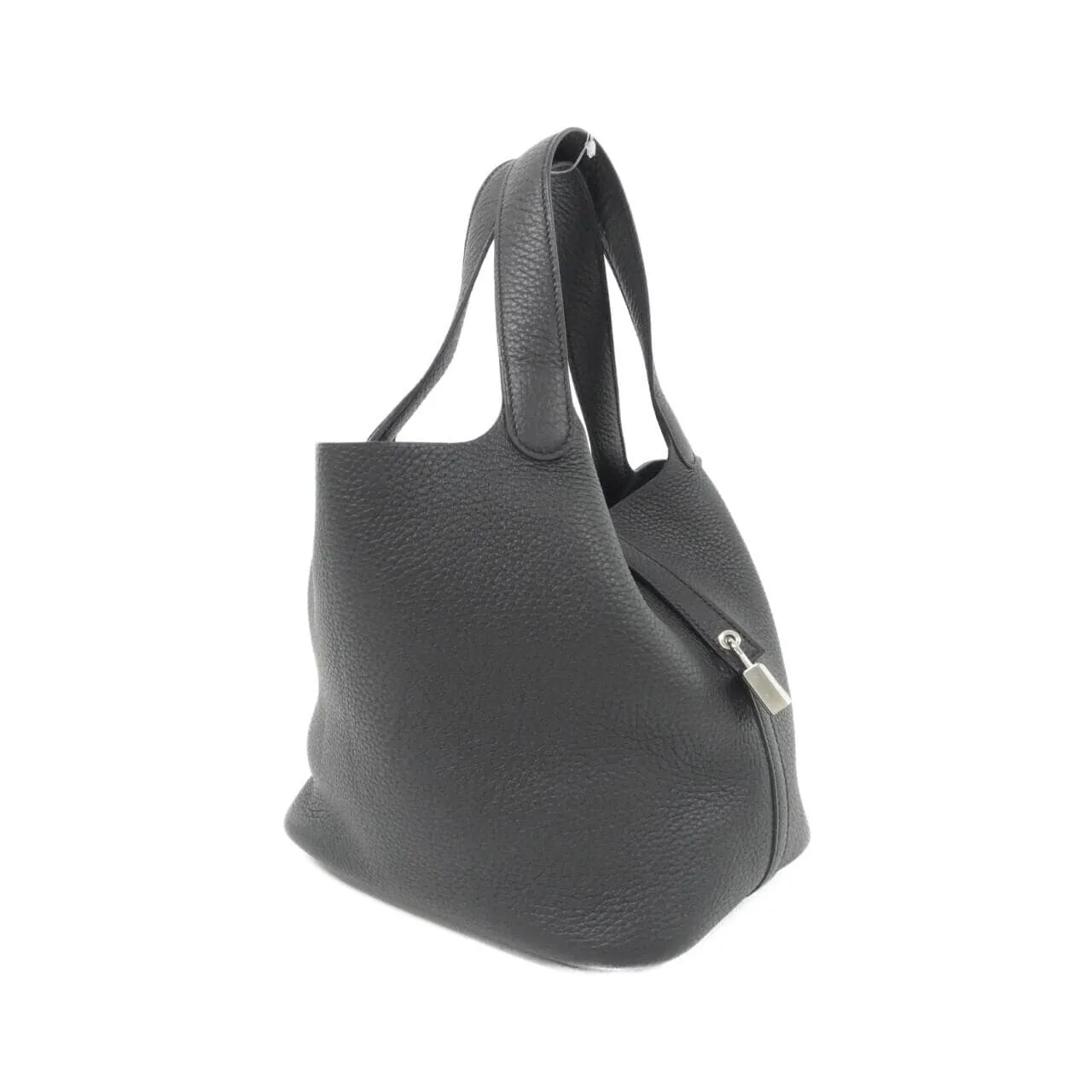 HERMES Picotin 060991CK Handbag Clemence