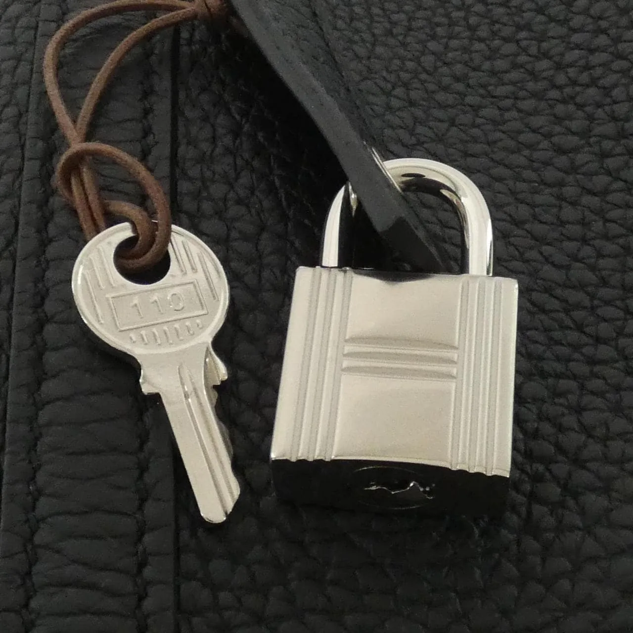 HERMES Picotin 060991CK Handbag Clemence 4
