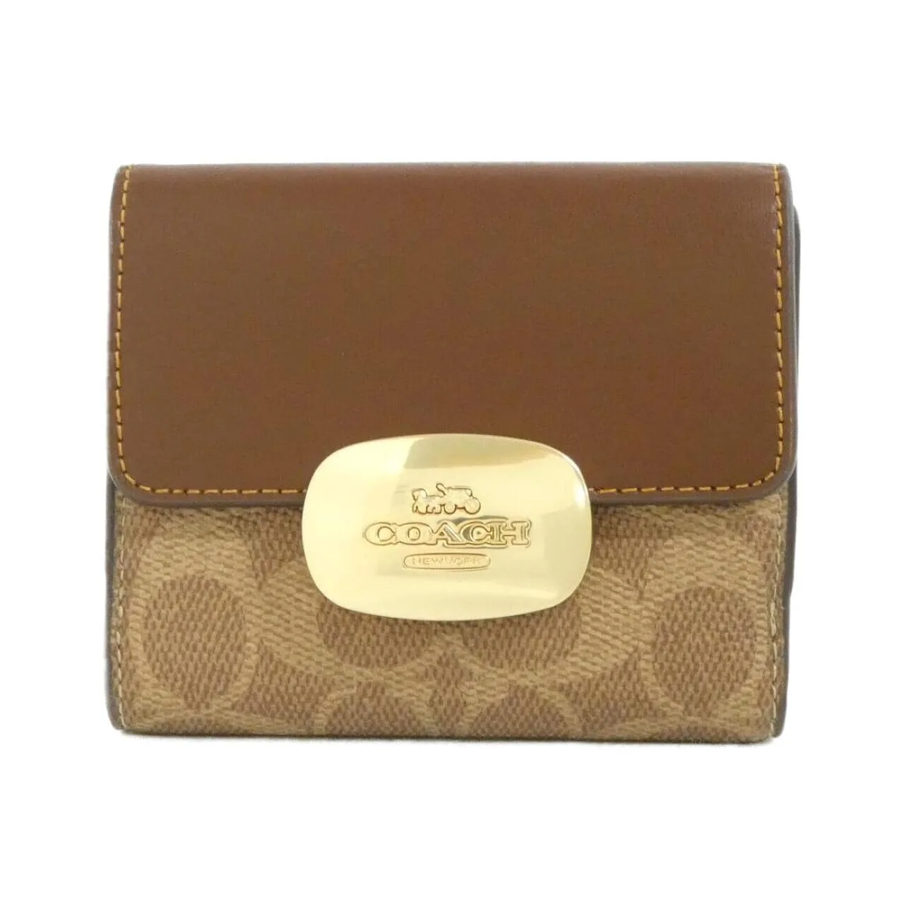 COACH CW801 Wallet Canvas Black