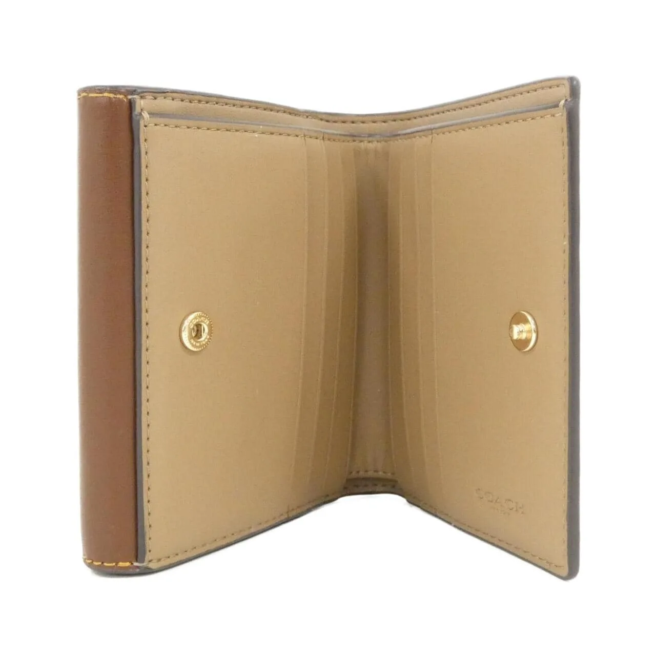 COACH CW801 Wallet Canvas 黑色 帆布 新品 - 縮圖 4
