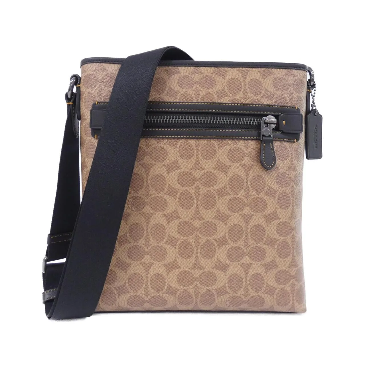 COACH CW227 肩背包 帆布 Black