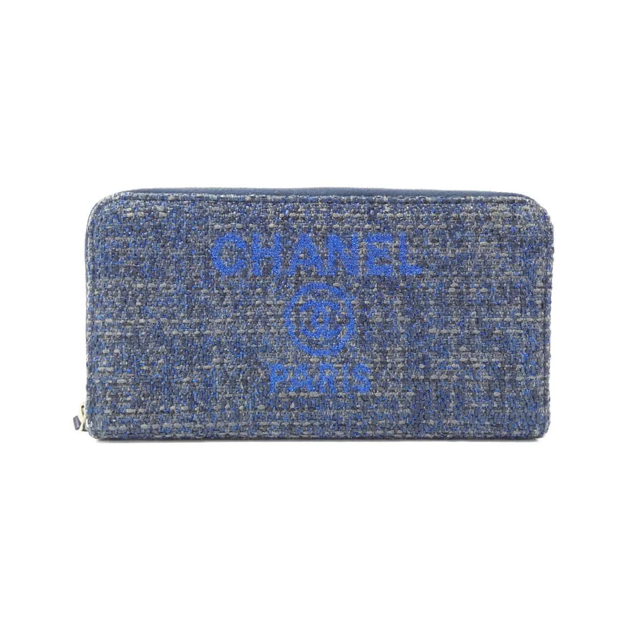 CHANEL Deauville 80056 銀包 帆布