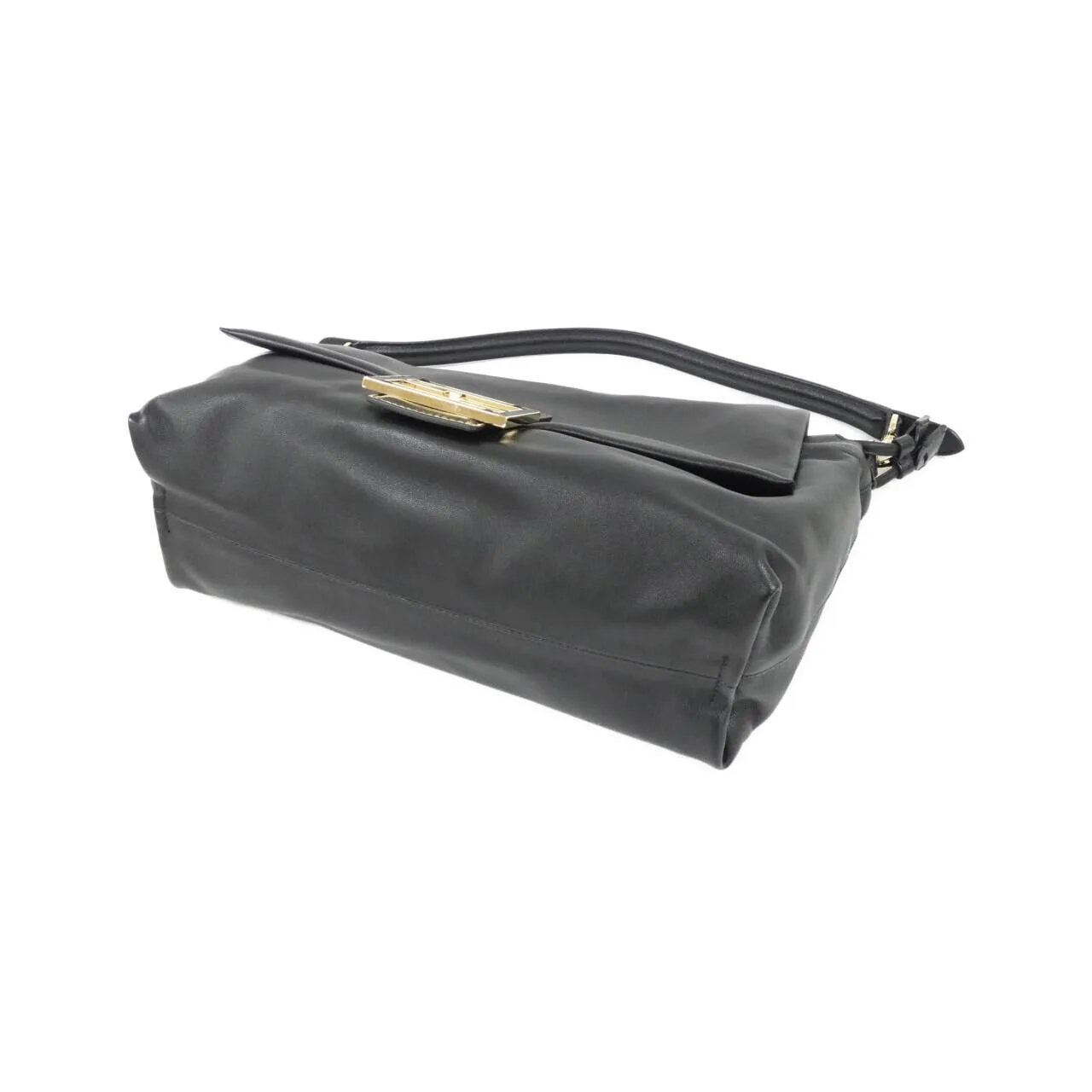 FENDI Baguette 8BR834 AQ0D Shoulder Leather 黑色 皮革 新品 - 縮圖 3