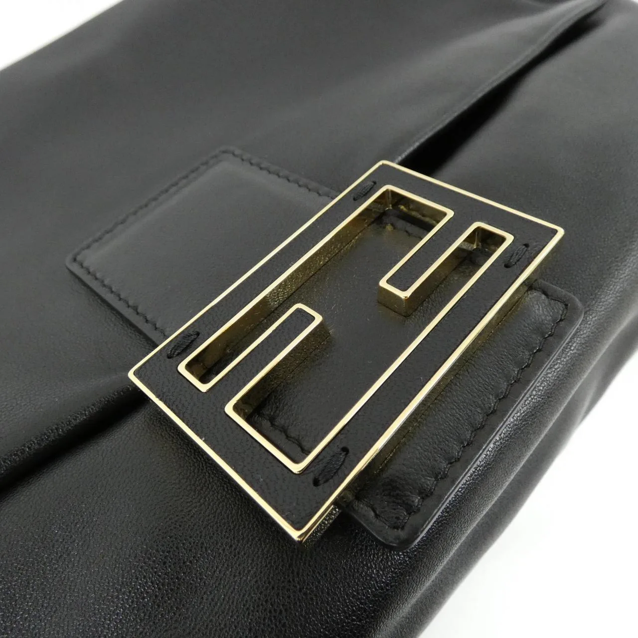 FENDI Baguette 8BR834 AQ0D Shoulder Leather 黑色 皮革 新品 - 縮圖 4