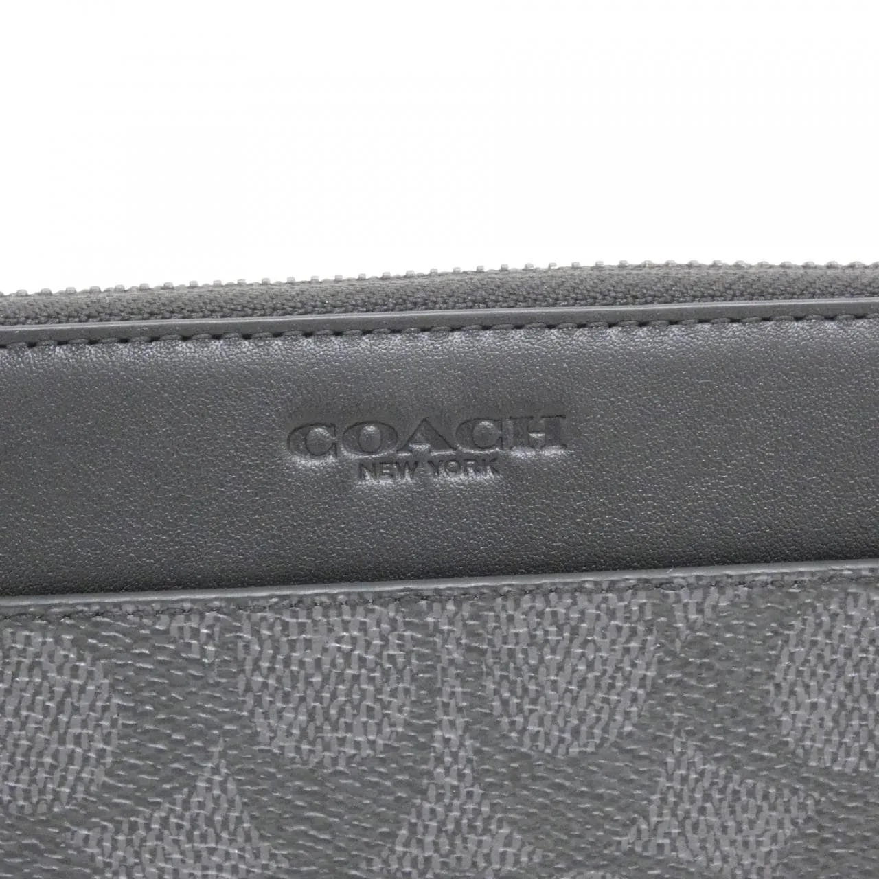 COACH CY405 銀包 帆布 黑色 帆布 新品 - 縮圖 4
