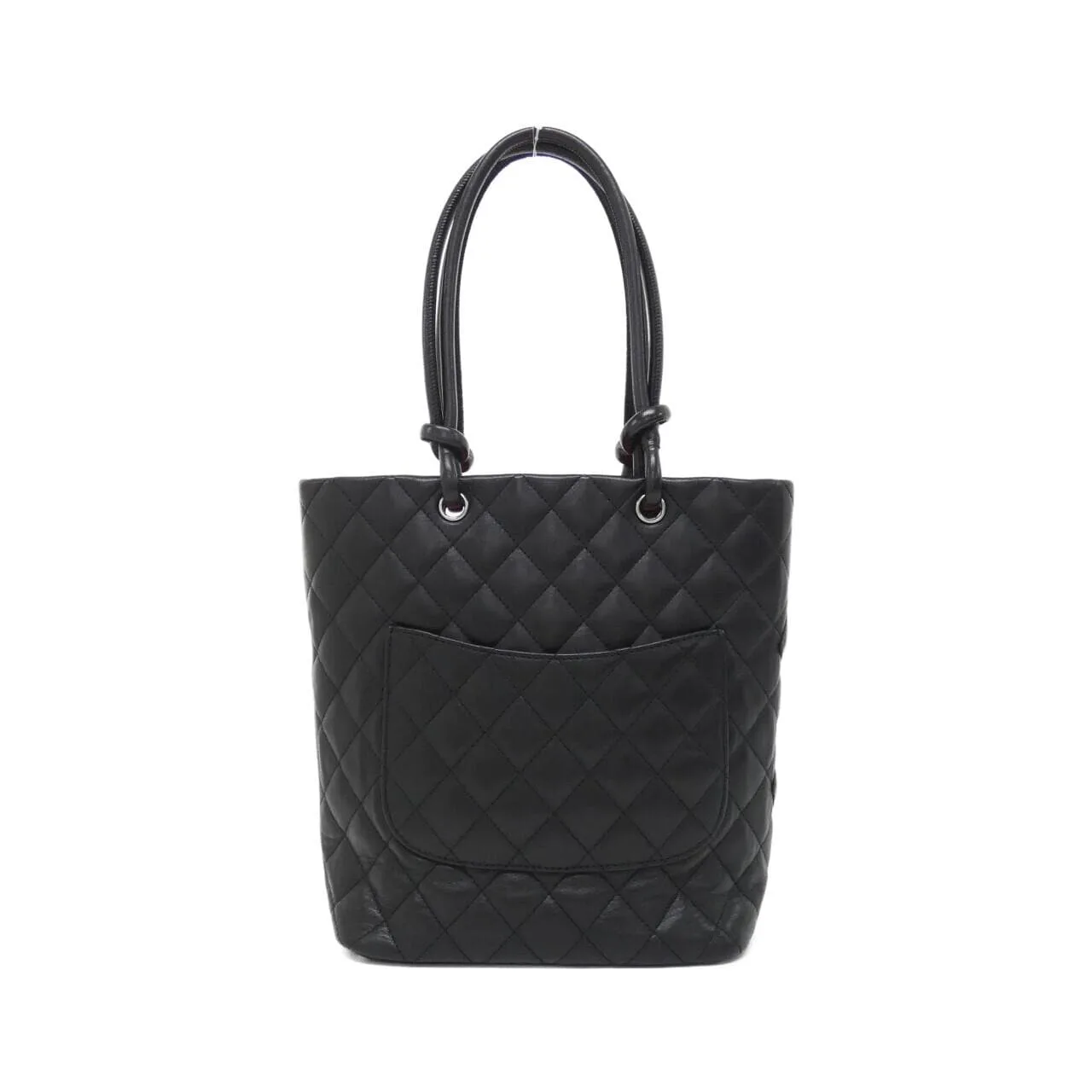 CHANEL Cambon 25167 Handbag Patent Leather 2