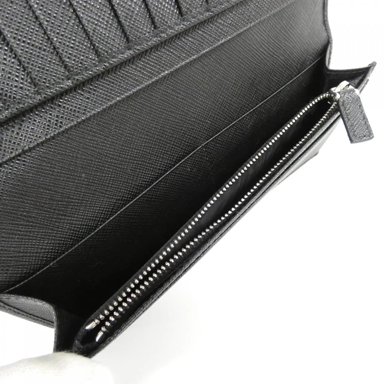 PRADA 2MV836 Wallet 黑色 新品 - 縮圖 5