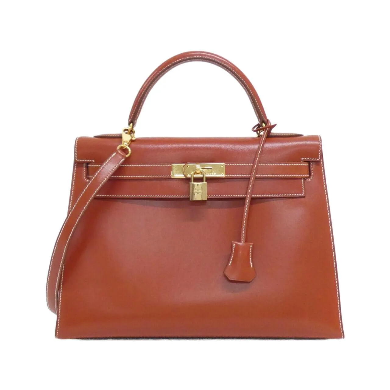 HERMES Kelly 001858CC Handbag Box Calf