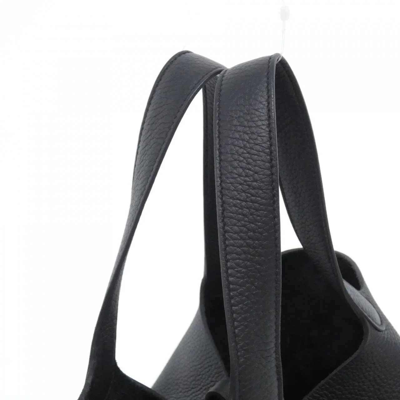 HERMES Picotin 060991CK Handbag Clemence 4