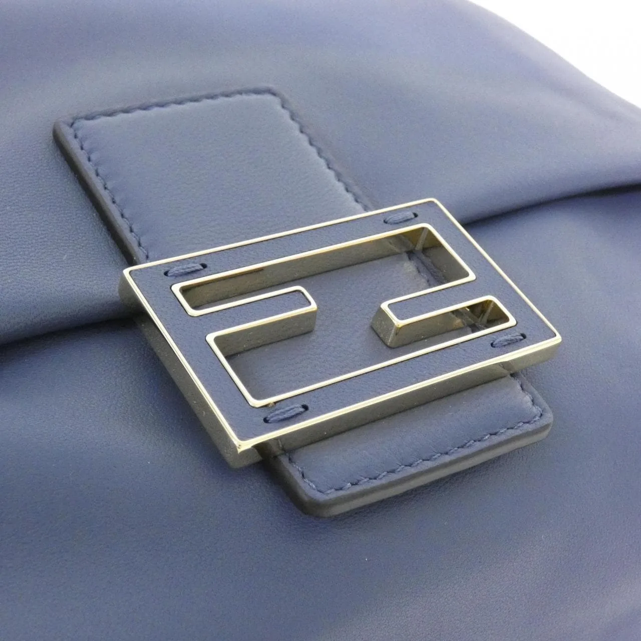 FENDI Baguette 8BR833 AQ0D Shoulder Leather 黑色 皮革 新品 - 縮圖 4