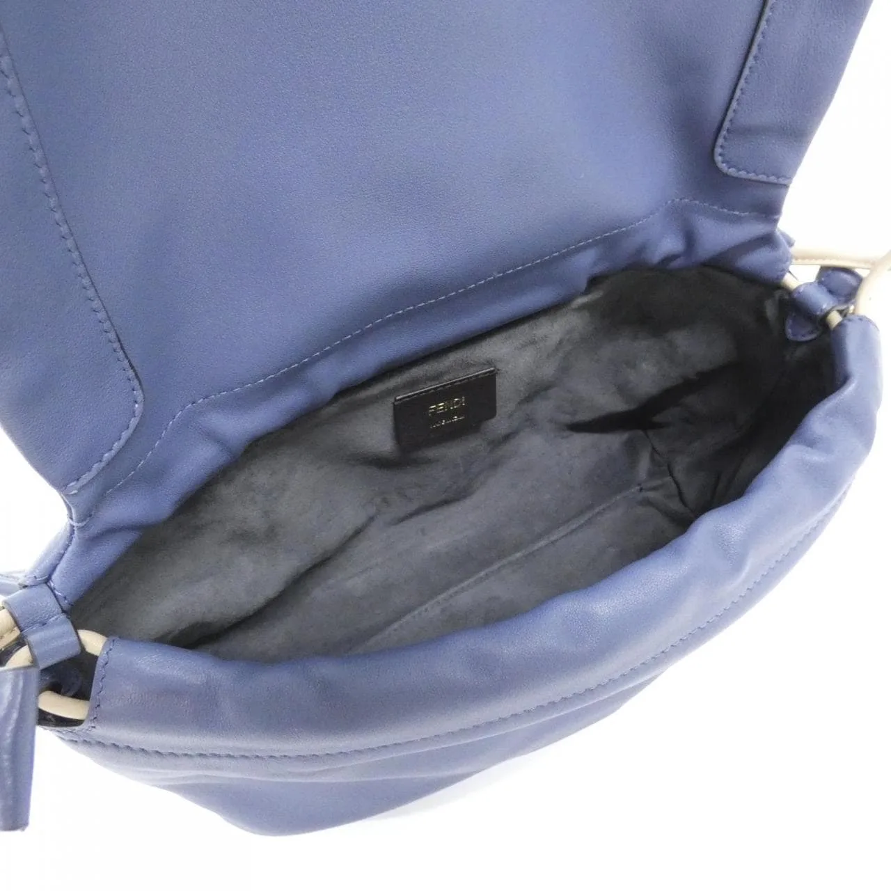 FENDI Baguette 8BR833 AQ0D Shoulder Leather 黑色 皮革 新品 - 縮圖 6