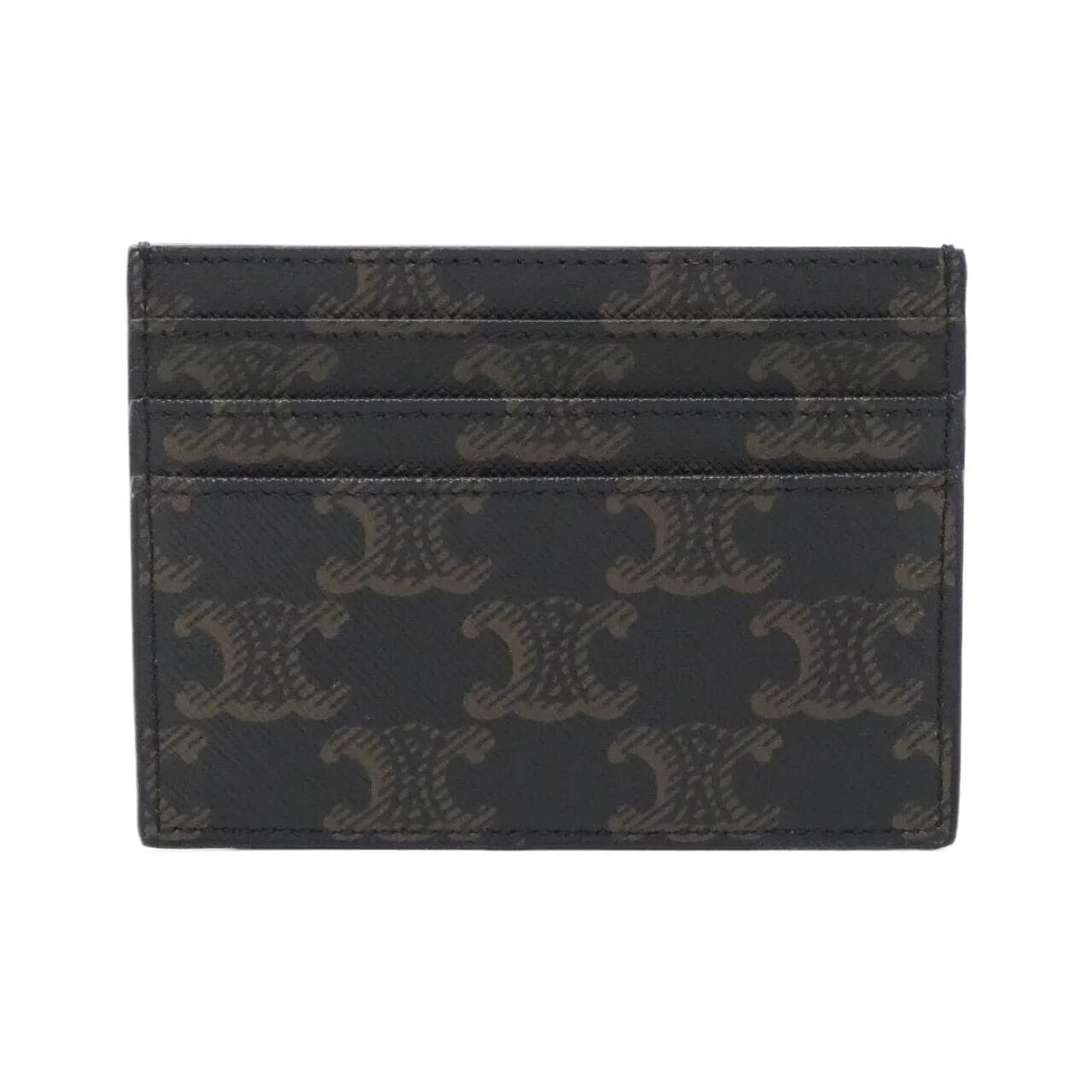 CELINE 10L832CQH Card Case Canvas 黑色 帆布 新品 - 縮圖 2