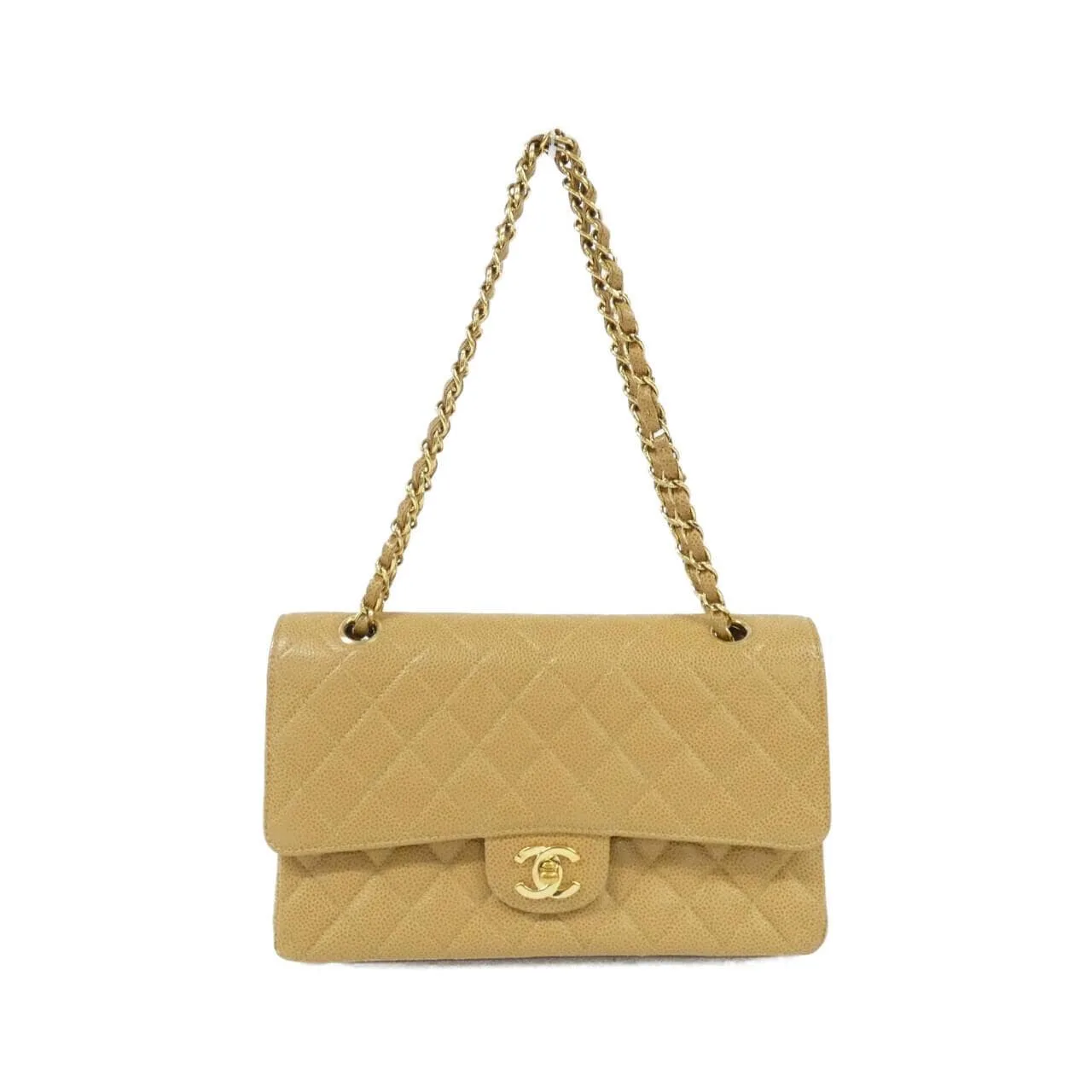 CHANEL Matelasse 1112 Shoulder Grained Calfskin