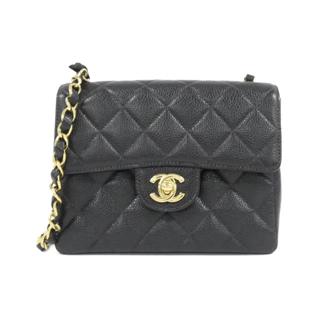 CHANEL Matelasse 1115 Shoulder Grained Calfskin