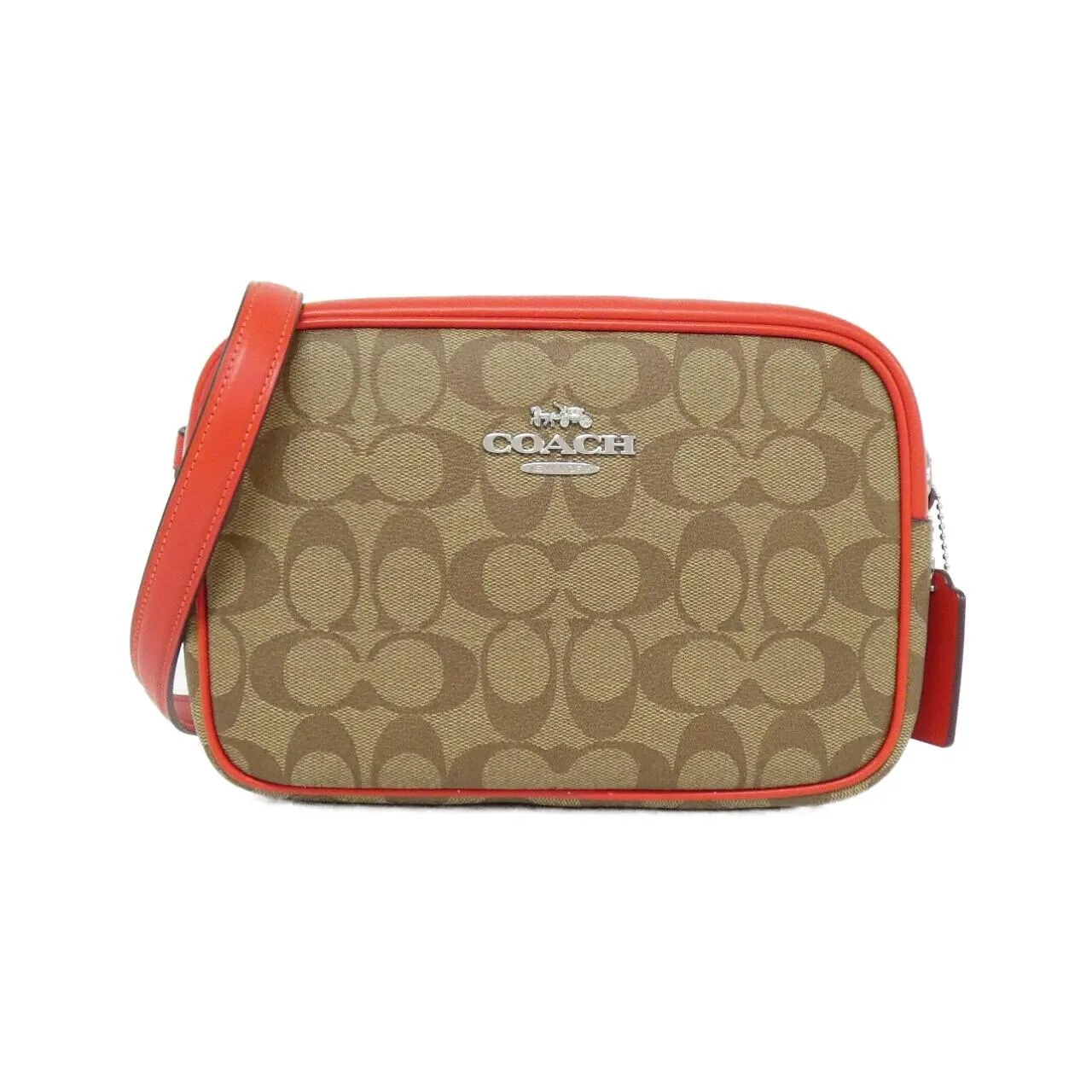 COACH CR135 Shoulder Canvas Black