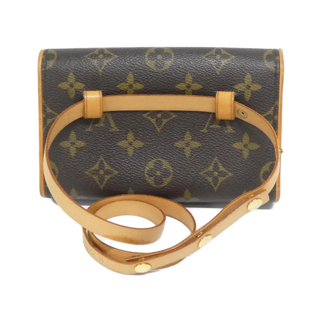 LOUIS VUITTON Pochette M51855+M67303 Belt Monogram 2
