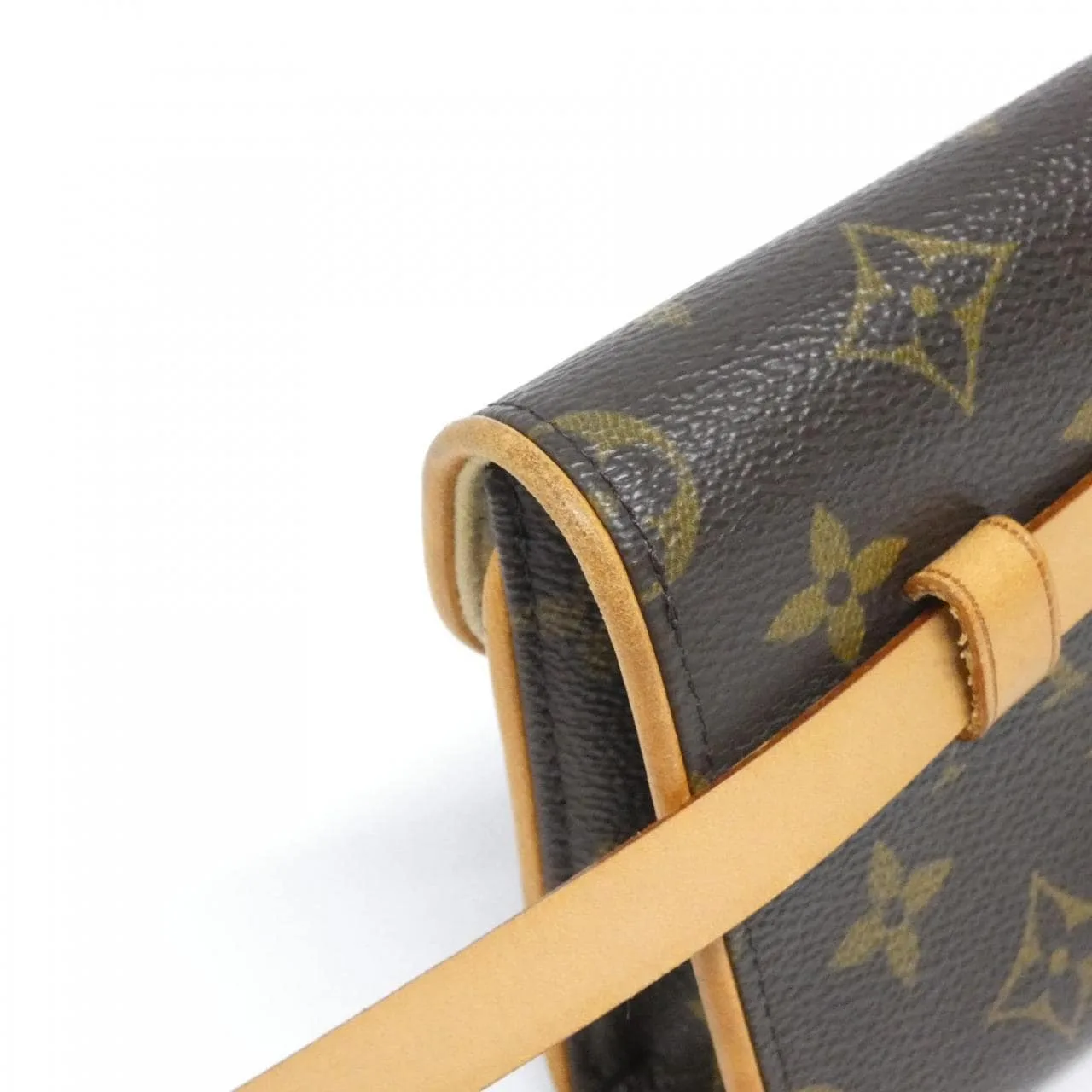 LOUIS VUITTON Pochette M51855+M67303 Belt Monogram 4