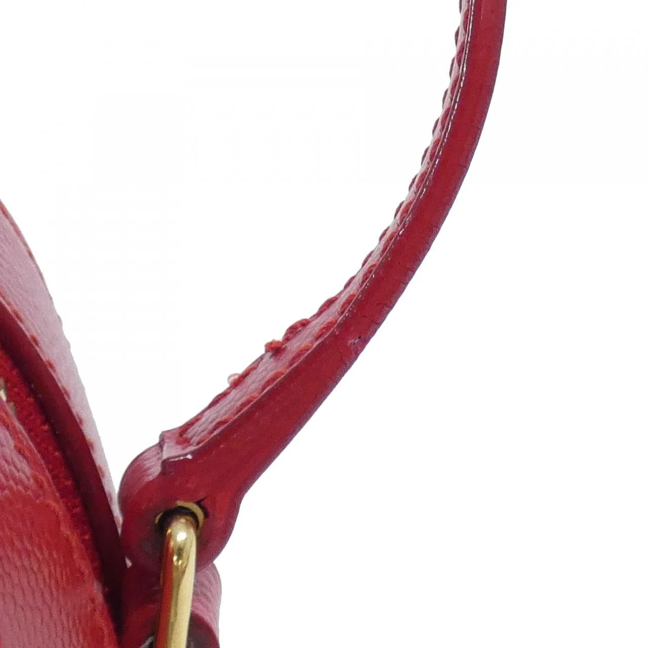 SAINT LAURENT 395791 BOW0J 肩背包 紅色 中古品A - 縮圖 7