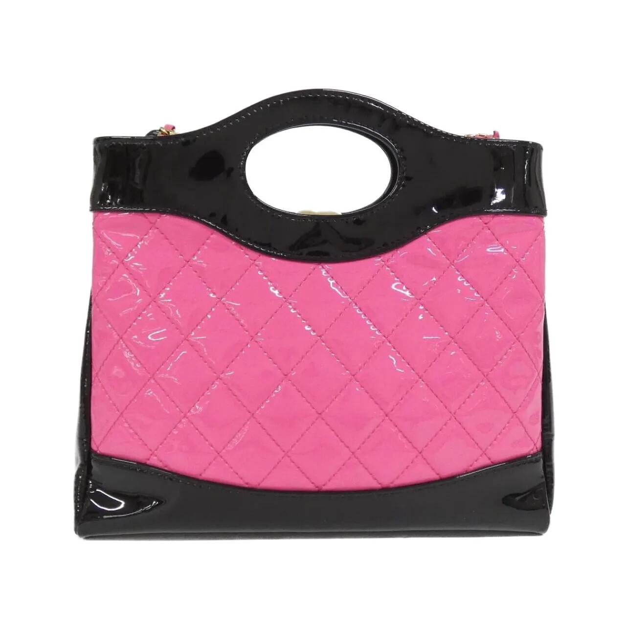 CHANEL AS4133 Handbag Patent Leather 2