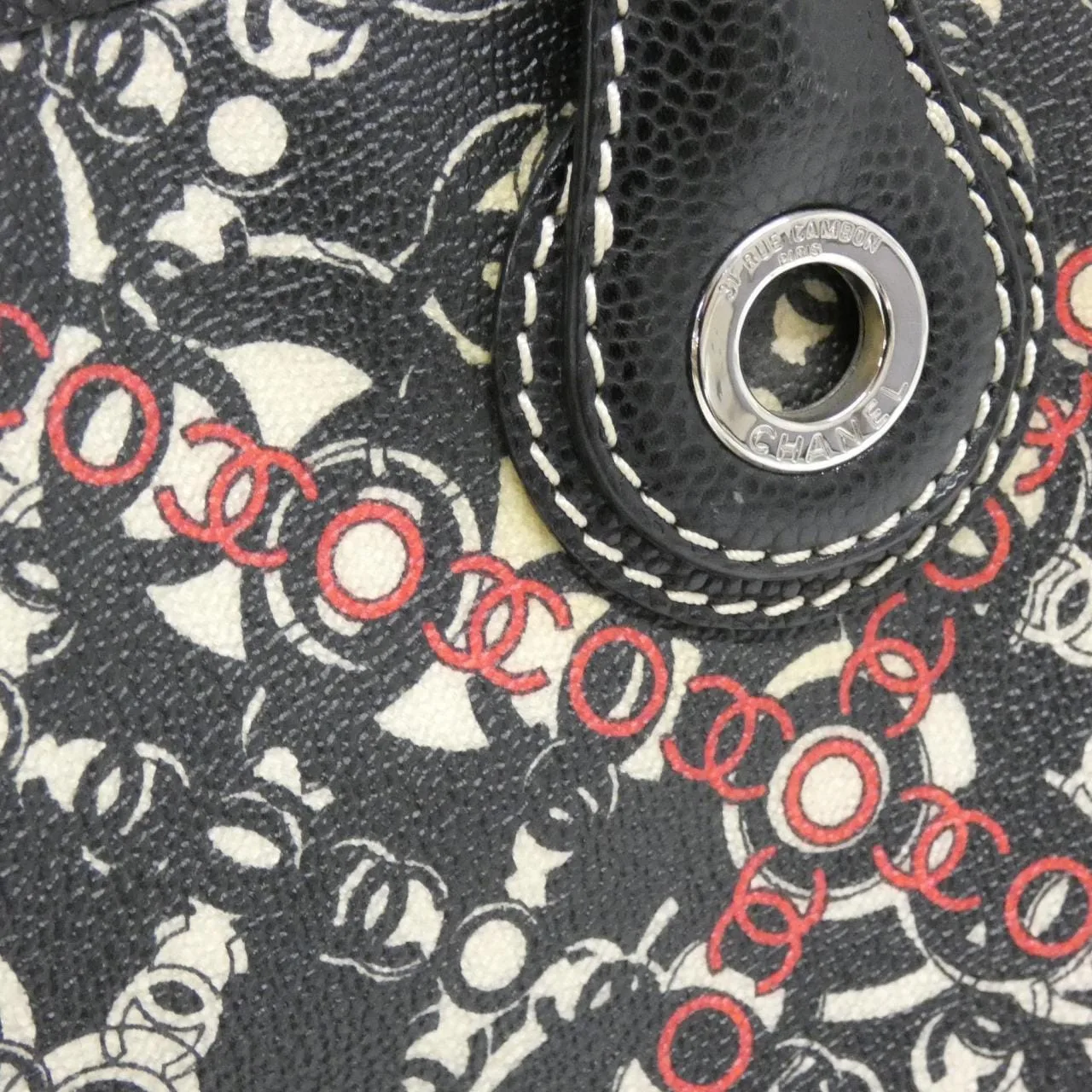 CHANEL 36180 Handbag Canvas 4