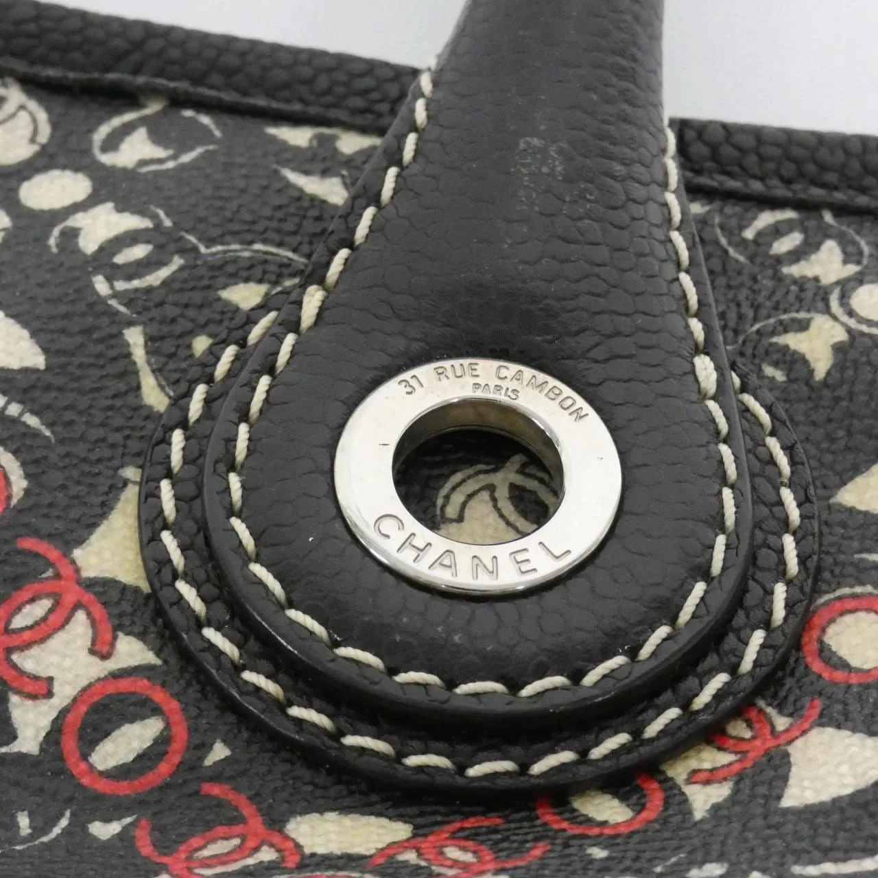 CHANEL 36180 Handbag Canvas 5