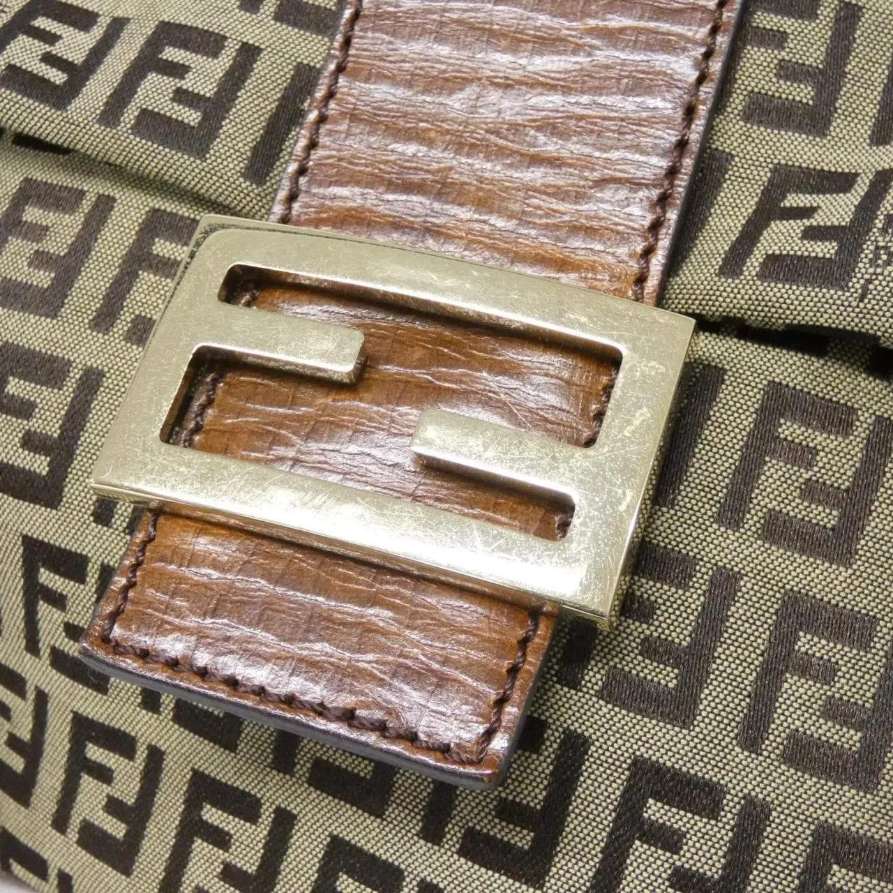 FENDI 8BT075 TN9 肩背包 帆布 4