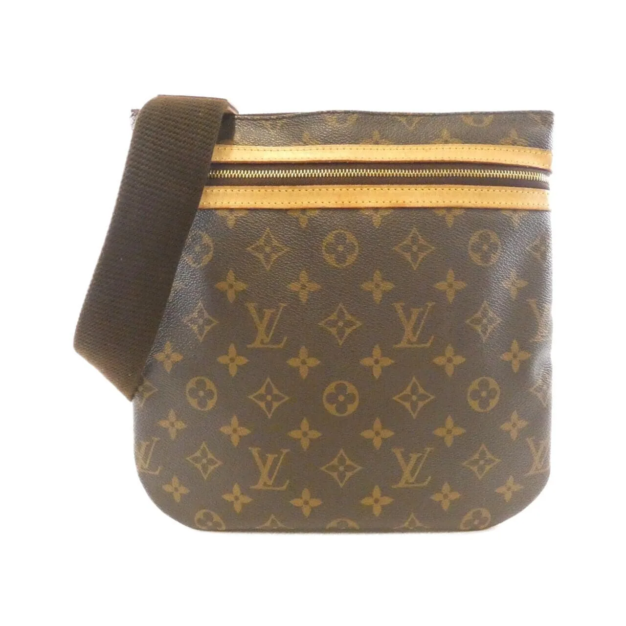 LOUIS VUITTON Pochette M40044 肩背包 Monogram Black