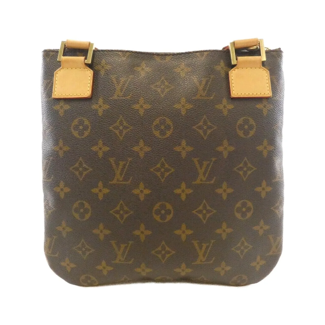 LOUIS VUITTON Pochette M40044 肩背包 Monogram 黑色 Monogram 中古品B - 縮圖 2
