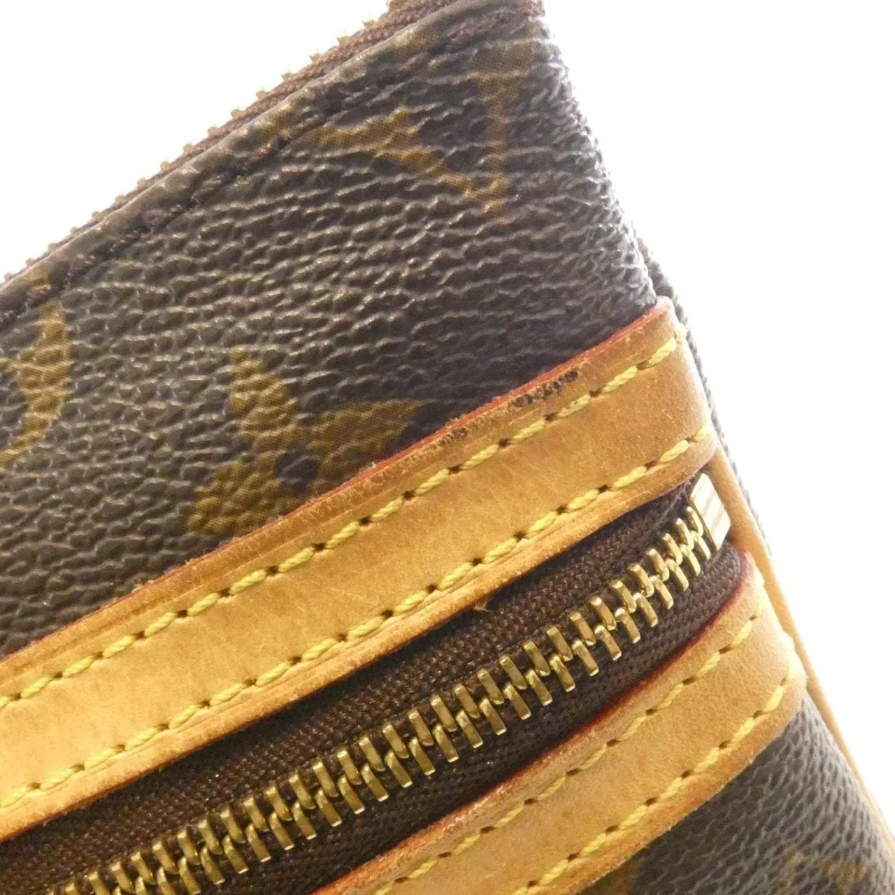 LOUIS VUITTON Pochette M40044 肩背包 Monogram 黑色 Monogram 中古品B - 縮圖 4