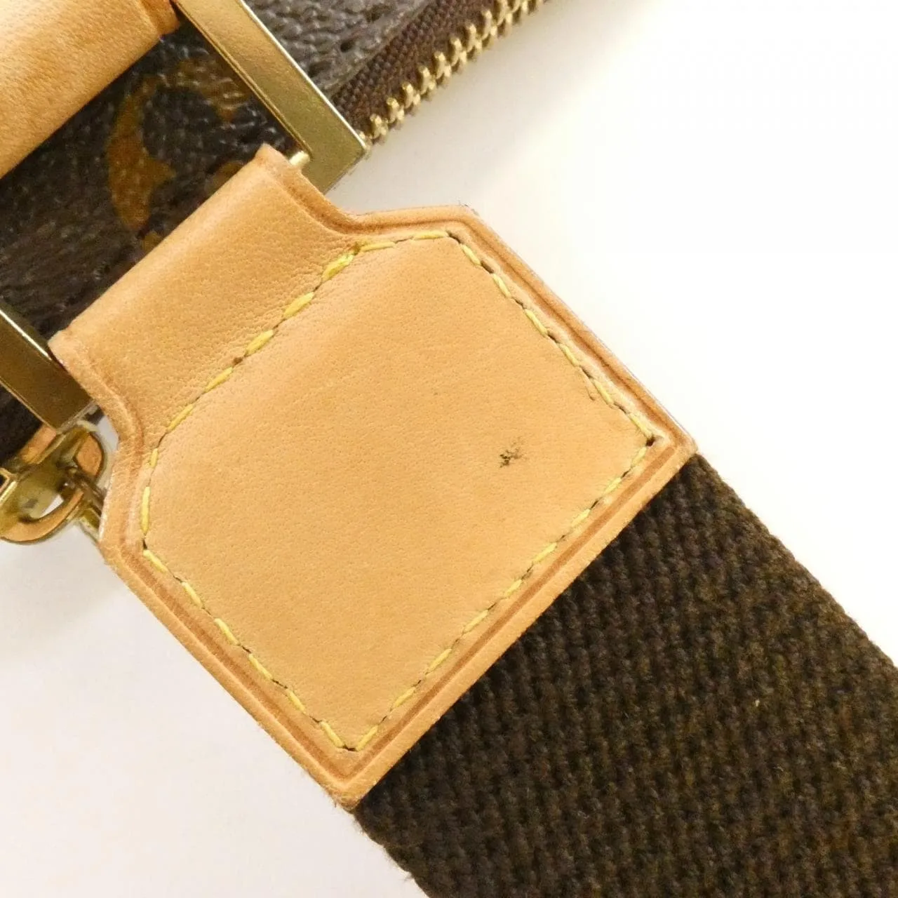 LOUIS VUITTON Pochette M40044 肩背包 Monogram 黑色 Monogram 中古品B - 縮圖 7