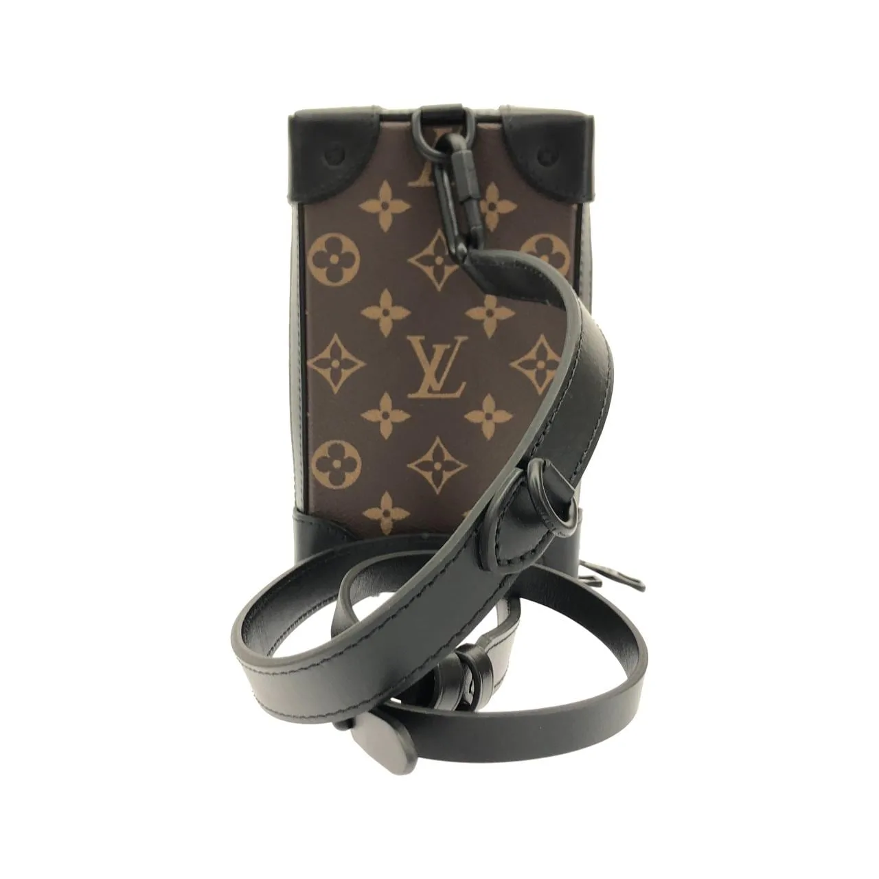 LOUIS VUITTON Soft Trunk M80144 肩背包 Monogram 黑色 Monogram 中古品A - 縮圖 2