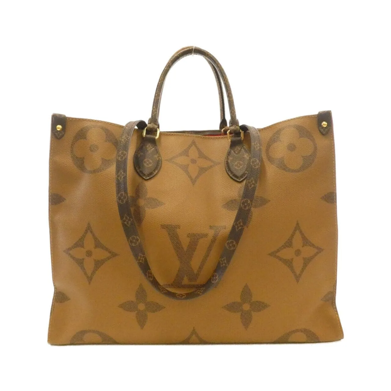 LOUIS VUITTON OnTheGo M44576 Handbag Monogram 黑色 Monogram 中古品B - 縮圖 2
