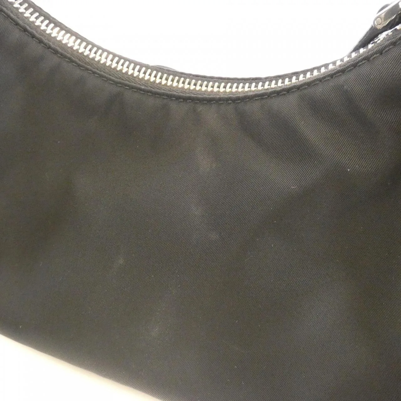 PRADA 1BH204 肩背包 黑色 中古品A - 縮圖 4
